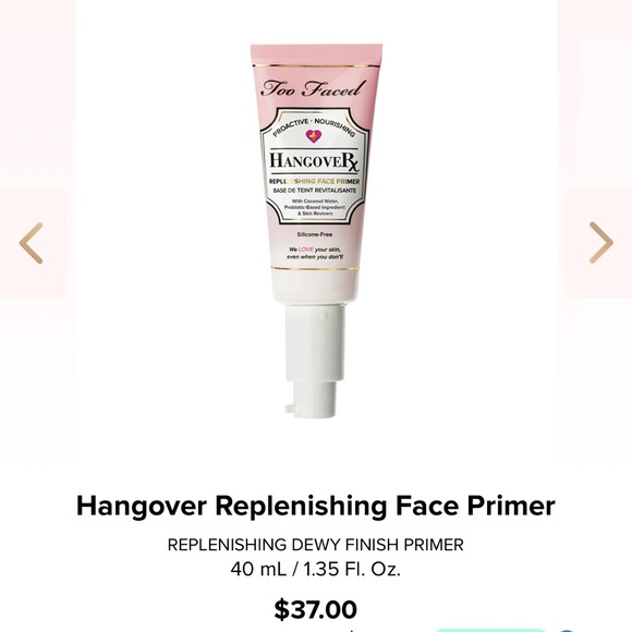 Too Faced Other - BRAND NEW 💫 Too Faced Hangover Replenishing Face Primer